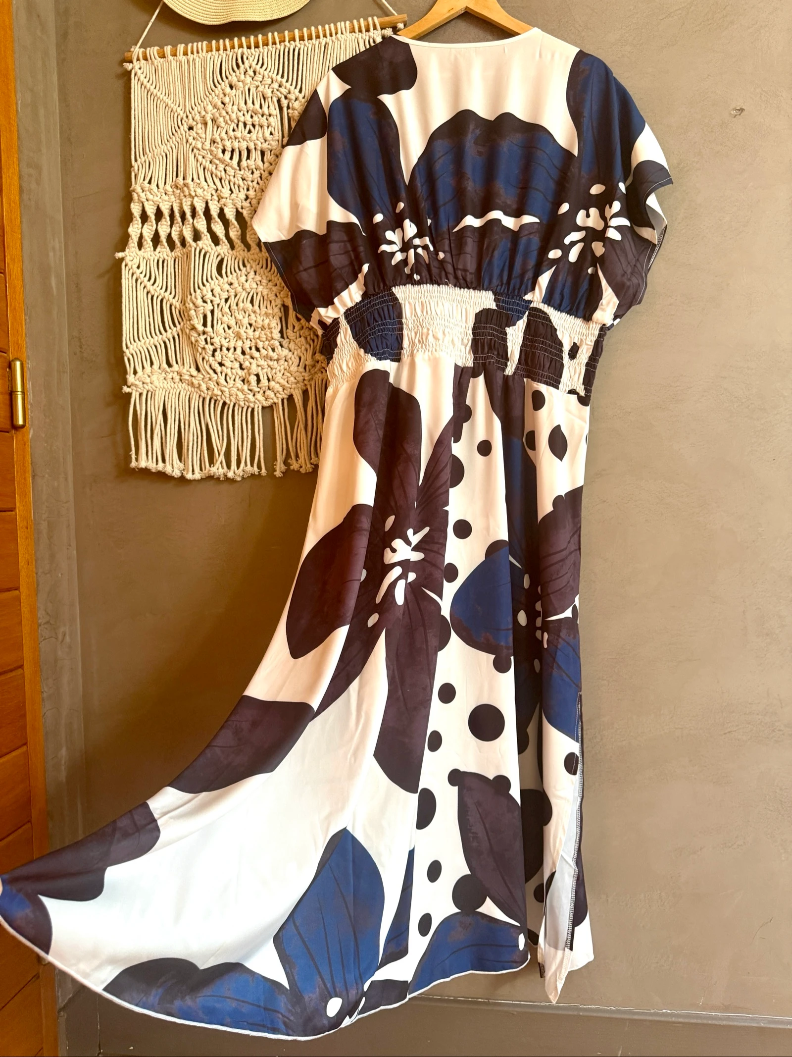 Robe taille 52 casual chic marine et noir – photo 4
